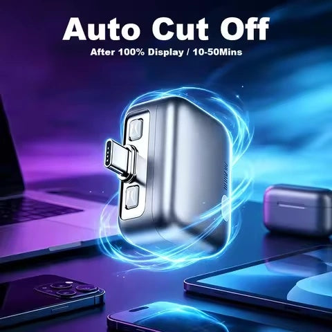 Kuwajia Smart Charger Adapter Auto Power Disconnector (Type-C Cable)